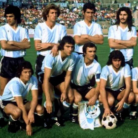 Camiseta Argentina Mundial 1974   