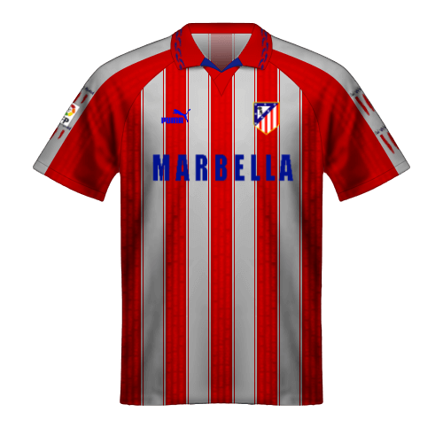 Camiseta de la 1ª equipación del Atlético de Madrid 1939-40