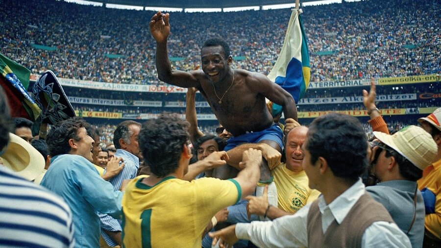 Pelé Campeon Mundial 1970 Mexico
